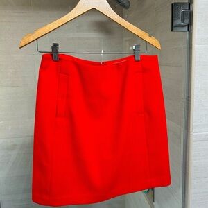 Banana Republic tangerine miniskirt, size 4